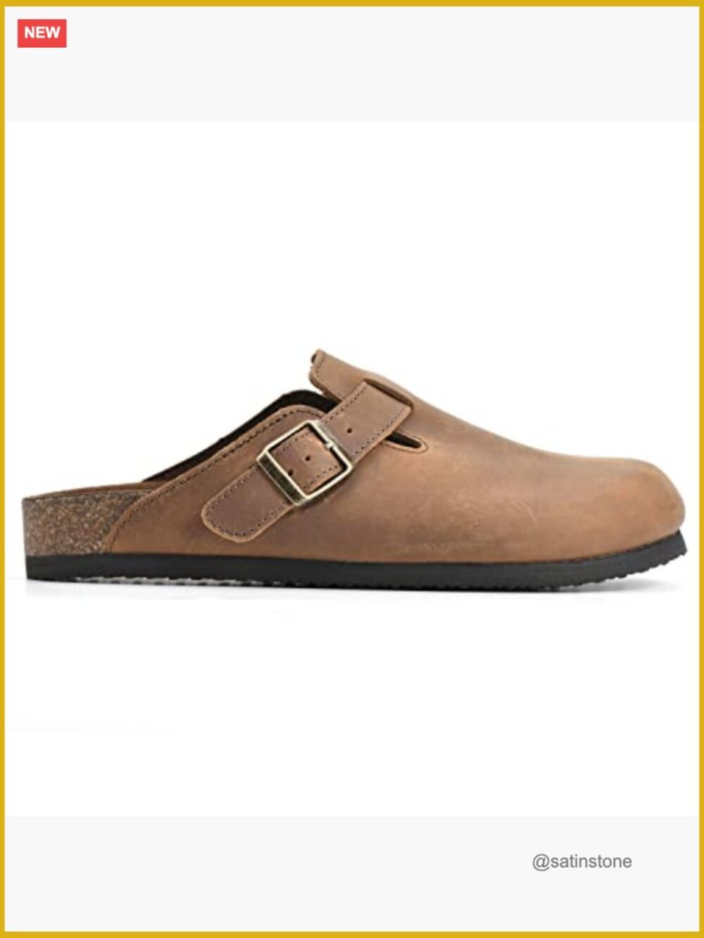 Faux Shearling Lining Contoured Footbed Slip-On Mule Clog - Picture 3 of 7